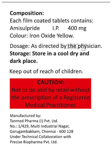 Synapride 400mg Tablet image