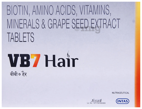 VB7 Hair Tablet: Buy strip of 10 tablets at best price in India | 1mg