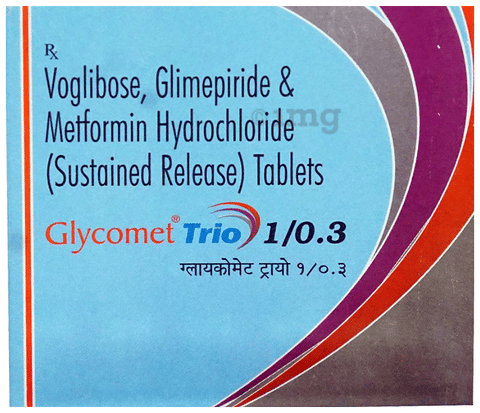 Glycomet Trio 1/0.3 Tablet SR