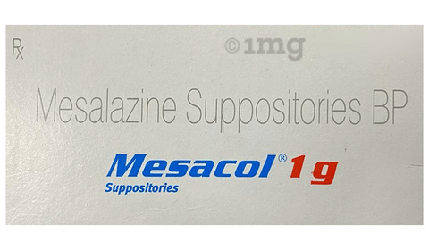 Mesacol 1g Suppository image