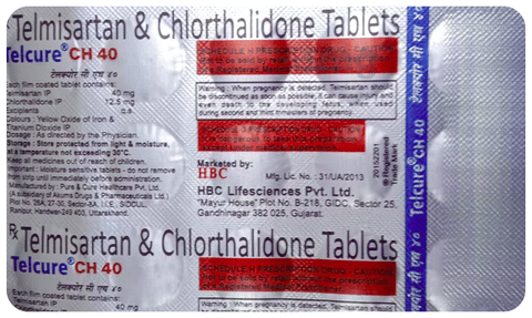 Telcure CH 40mg/12.5mg Tablet image Telcure CH 40mg/12.5mg Tablet image