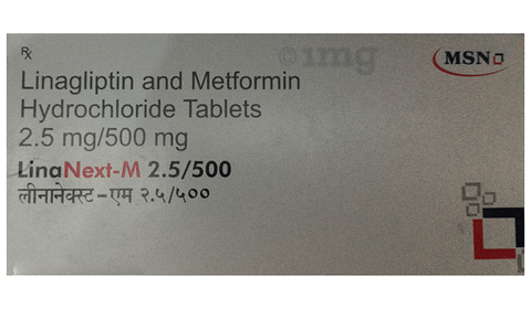 Linanext-M 2.5/500 Tablet image Linanext-M 2.5/500 Tablet image