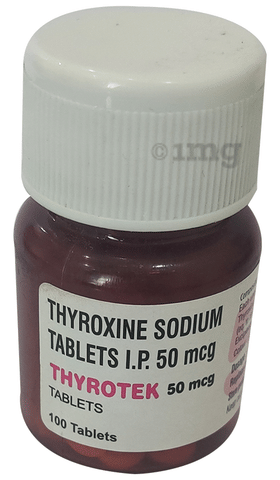 Thyrotek 50mcg Tablet image
