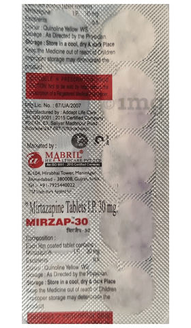 Mirzap 30 Tablet image Mirzap 30 Tablet image