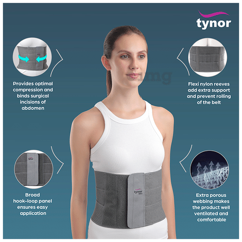 Tynor A-03 Tummy Trimmer/ Abdominal Belt 8 Small: Buy packet of