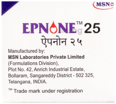 Epnone 25mg Tablet image