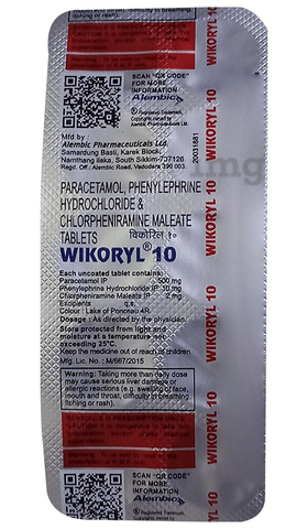 Wikoryl 10 Tablet image Wikoryl 10 Tablet image