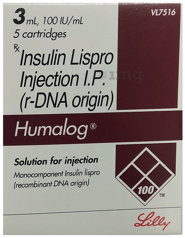 Humalog 100IU/ml Solution for Injection image
