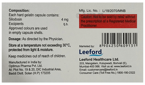Sildoease 4 Capsule image Sildoease 4 Capsule image