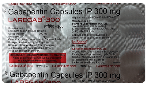 Laregab 300mg Capsule