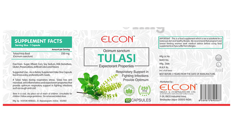 Elcon Tulsi Capsule image Elcon Tulsi Capsule image