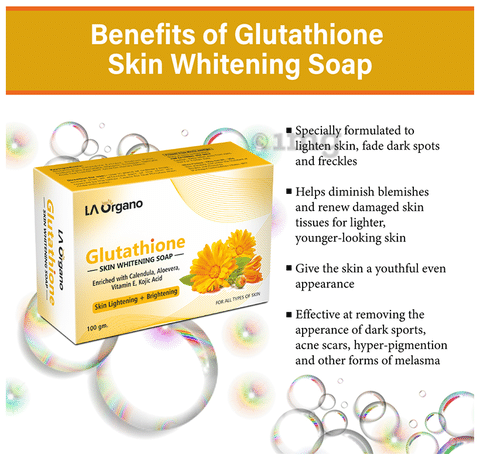 Glutathione skin deals whitening soap