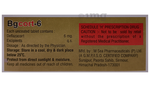Bgcort 6 Tablet image