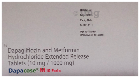 Dapacose-M 10 Forte Tablet ER