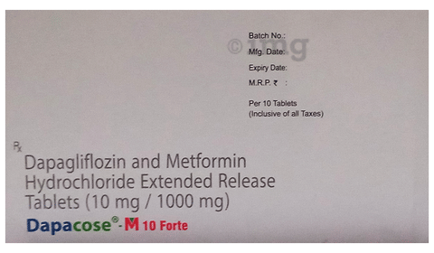 Dapacose-M 10 Forte Tablet ER image
