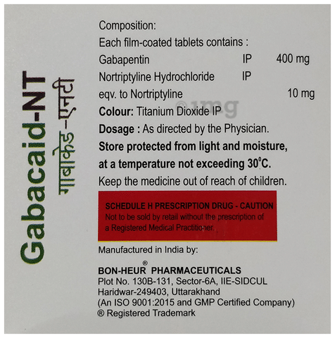 Gabacaid-NT Tablet image