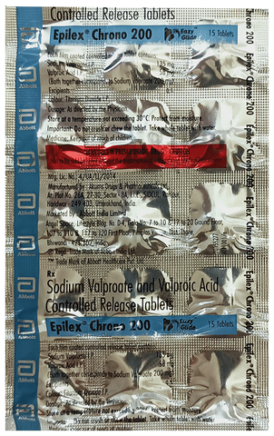Epilex Chrono 200 Tablet CR Eazy Glide image