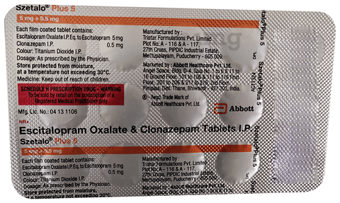 Szetalo Plus 5 Tablet