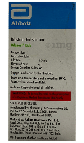 Bilazest Kids Oral Solution image Bilazest Kids Oral Solution image