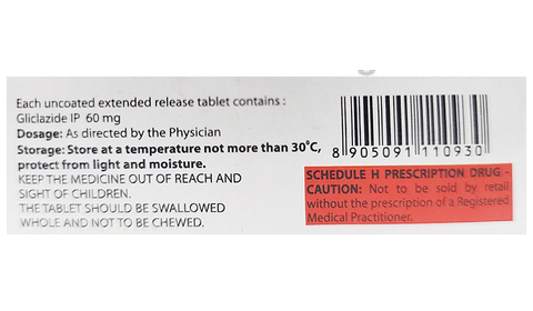 Glizid XR 60 Tablet image