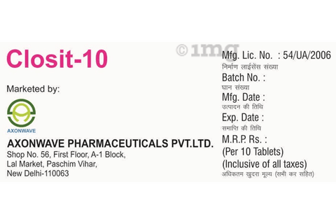 Closit 10 Tablet image Closit 10 Tablet image