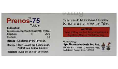 Prenos 75 Tablet SR image