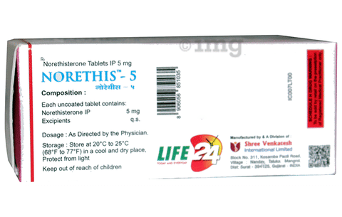 Norethis 5mg Tablet image