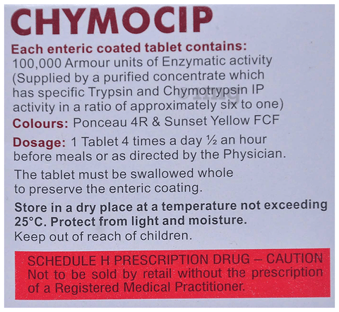 Chymocip Tablet image