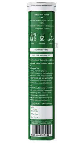 Nutracology Super 9 Greens Effervescent Tablet (20 Each ...