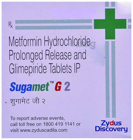 Sugamet G 2 Tablet PR image Sugamet G 2 Tablet PR image