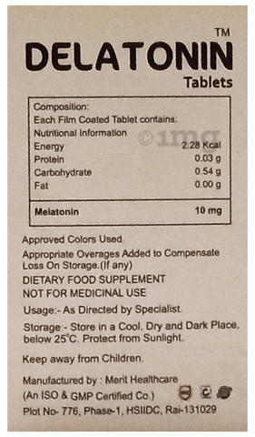 Delatonin Tablet image Delatonin Tablet image