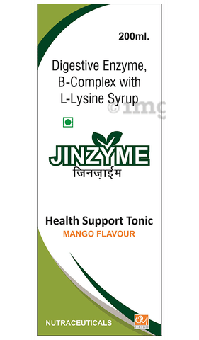 Om Biotec Jinzyme Syrup Mango image Om Biotec Jinzyme Syrup Mango image