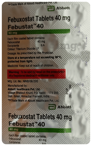 Febustat 40 Tablet image