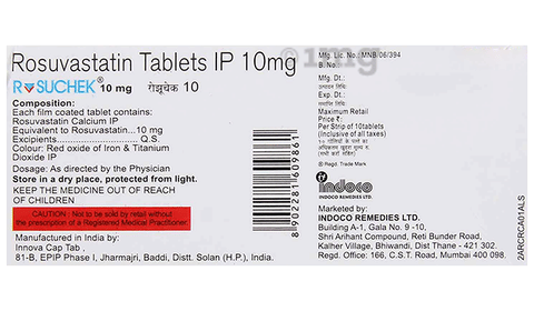 Rosuchek 10mg Tablet image Rosuchek 10mg Tablet image