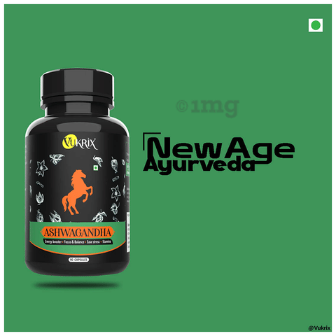 Vukrix Ashwagandha Capsule (90 Each) 11