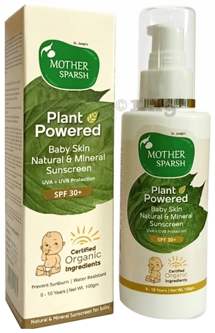 Mother Sparsh Baby Skin Natural Mineral Sunscreen Lotion SPF 30
