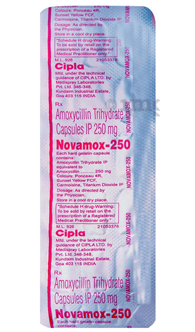 Novamox 250 Capsule image Novamox 250 Capsule image