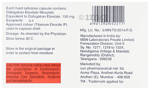 daBIGo 150mg Capsule image daBIGo 150mg Capsule image