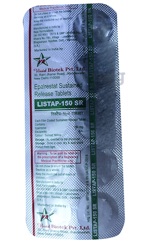 Listap 150 SR Tablet image