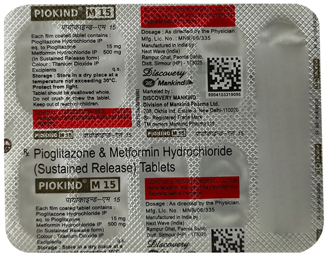 Piokind-M 15 Tablet