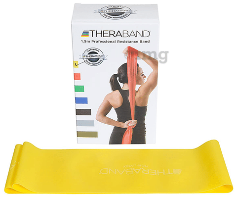 Theraband 1.5m Professional Resistance Band Yellow Buy box of 1.0