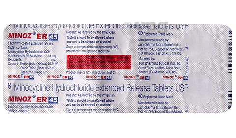 Minoz ER 45 Tablet image