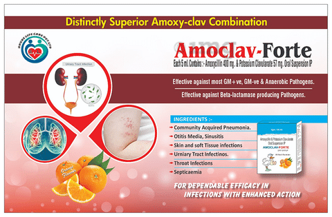 Amoclav-Forte Dry Syrup Orange