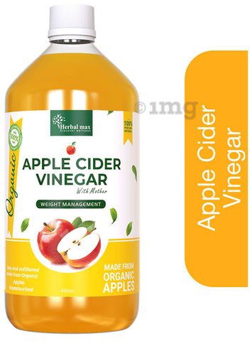 Herbal Max 100% Organic Apple Cider Vinegar with Mother