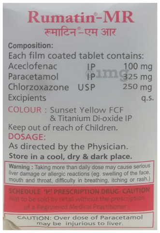 Rumatin-MR Tablet image
