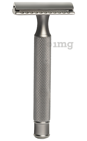 Hajamat Scythe Double Edge Safety Razor Gunmetal: Buy box of 1.0