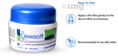 New Dewsoft Nutrient Rich Moisturiser Cream With Aloe Vera