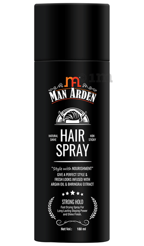 Man Arden Hair Spray: Buy bottle of 180 ml Spray at best price in India |  1mg