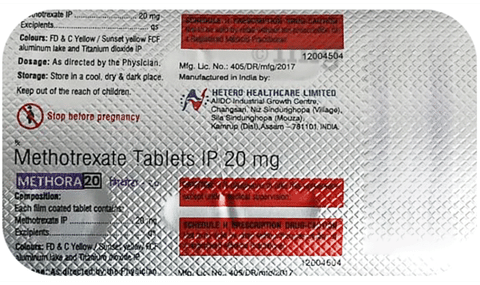 Methora 20 Tablet image