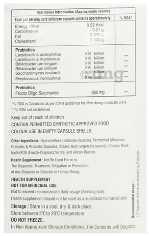 Efegut Prebiotic & Probiotic Capsule 2